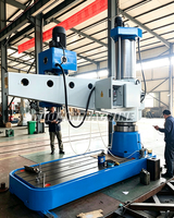 Mesin Bor Radial Manual Hidrolik Z3080 80mm, Mesin Bor Lengan Radial untuk Pengeboran dan Pembubutan Logam, Cetakan Baja, dan Industri