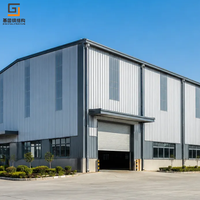 Estructura de Acero Galvanizado de Grado Industrial, Almacén de Metal de Tamaño Personalizado para Fabricación y Almacenamiento de Inventario