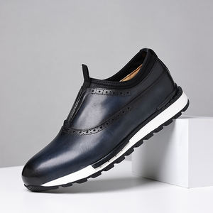2023 primavera e autunno nuove <span class=keywords><strong>scarpe</strong></span> da uomo in pelle primo strato mocassini brogue <span class=keywords><strong>scarpe</strong></span> in pelle <span class=keywords><strong>scarpe</strong></span> basse all'ingrosso - Product Image 6