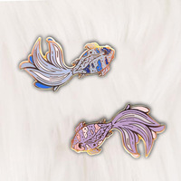 Badge de dessin animé plaqué à collectionner, broches en métal émail dur, épingle en or, Art populaire, épingle à la mode personnalisée de haute qualité