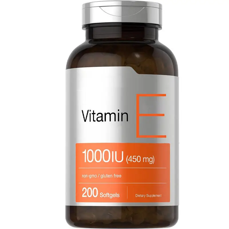 Vitamin E Softgel IE Essentielles Antioxidans Unterstützt die Haut Herz gesundheit Vitamin E Kapseln Anti-Aging Vitamin E Öl kapsel