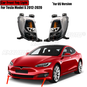 ไฟตัดหมอกสำหรับรถยนต์เทสล่า รุ่น S ปี 2012-2020 รุ่นอเมริกา แบบ LED ชุดไฟตัดหมอกกันชนหน้า ปี 2013 2014 2015 2016 2017 2018 2019 - Product Image 1