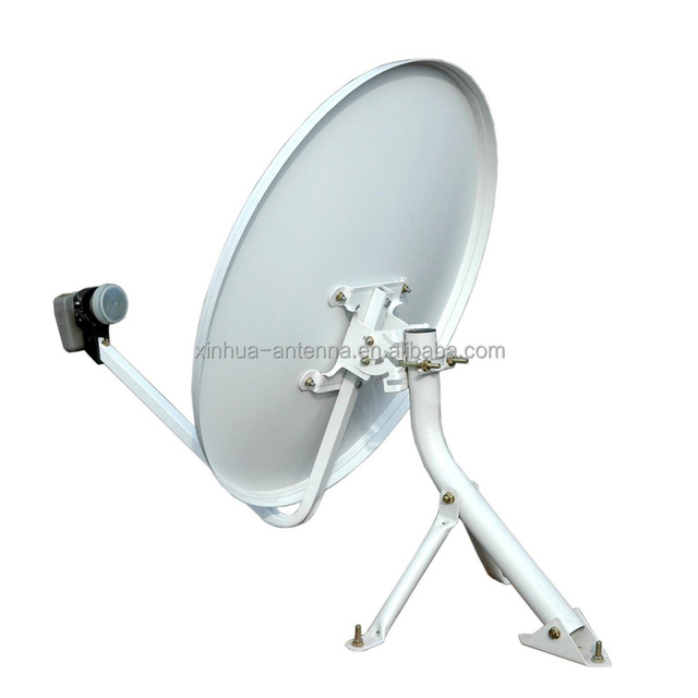 China Wholesale Price Outdoor Satellite TV System Ku Band 60cm High Gain Antenna Dish with Wall/Pole Mount