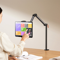 Supporto per Telefono Jopree F6 Pro con Braccio a 6 Assi e Morsetto Industriale Flessibile per Creatori di Contenuti da Scrivania