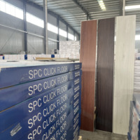 Plancher en bois composite SPC, 100% sans formaldéhyde, revêtement de sol PVC, carreaux vinyle SPC clipsables 5 mm pour intérieur