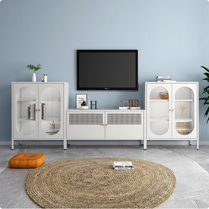 Meuble TV Télévision pour le salon Meuble de luxe pour la chambre à coucher Meuble de rangement pour la maison avec étagère réglable - Product Image 4