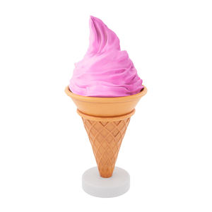 База для скульптур из пищевой смолы в стиле взбитых сливок, настраиваемая, прочная, многофункциональная, для декора ресторанов, торговых центров, кафе, витрин - Product Image 3