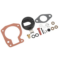 Kit de réparation de carburateur avec rondelle de joint flottant 439070 remplacement pour hors-bord Johnson Evinrude