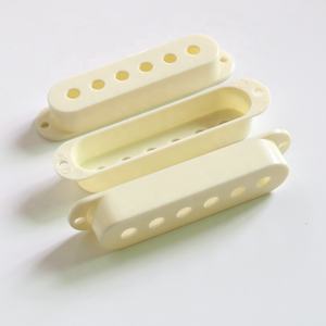 Donlis 48/50/52mm Vintage White Single Coil Guitar Pickup Covers Utilizado para ST Pickup Building Kits - Product Image 2