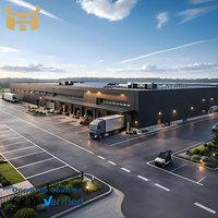 Planos de Construcción de Almacenes Prefabricados de Estructura de Acero Ligero, Tamaño Personalizado, Almacenes de Acero para Construcción