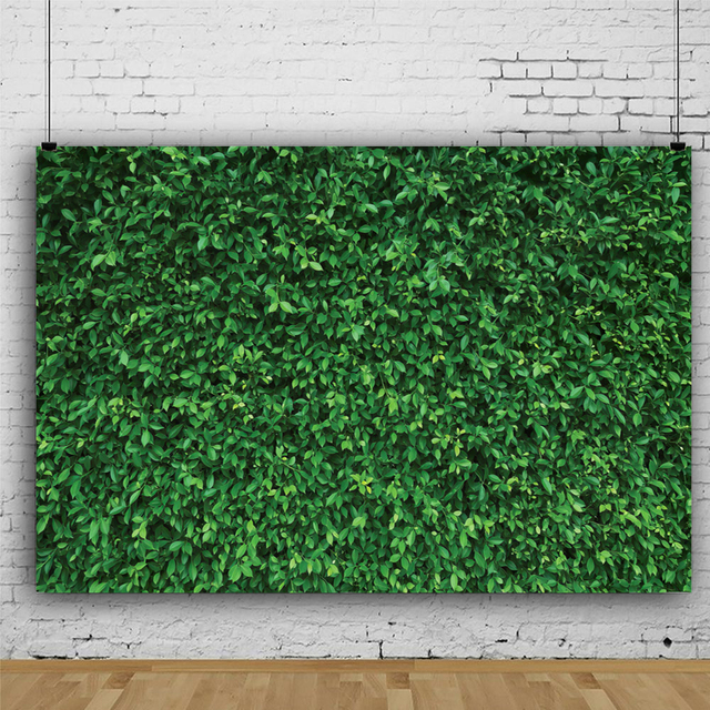 Green Leaves Photography Backdrops  Nature Backdrop Birthday Background for Birthday Party Seamless Photo Booth Prop Backdrop