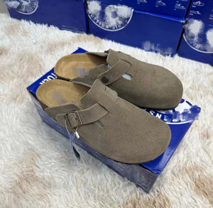 2026Birkentocks Sabots et mules en liège et daim souple, unisexe, tendance, avec soutien de la voûte plantaire, antidérapants, sandales à plateforme rehaussantes - Product Image 5