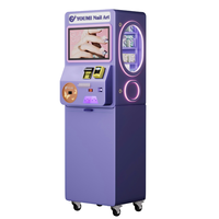 Máquina Expendedora Automática de Arte de Uñas con Impresora de Uñas de Autoservicio Vertical/de Escritorio y Múltiples Métodos de Pago