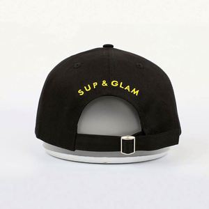 Custom 5 Panel Private Label <b>Black</b> <b>Baseball</b> <b>Caps</b> for Men, Metal Buckle Stylish Dad Hats,High Quality Distressed Gorros Hat - Product Image 5