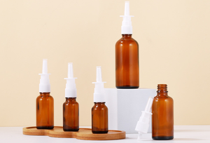 Flacon pulvérisateur <span class=keywords><strong>nasal</strong></span> en verre ambré de 15 ml, 20 ml, 30 ml, 50 ml, 60 ml, 100 ml pour cosmétiques et produits pharmaceutiques, contre la congestion et la rhinite, <span class=keywords><strong>anti</strong></span>-<span class=keywords><strong>allergie</strong></span> - Product Image 5