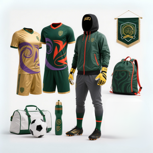 Prezzo all'ingrosso di alta qualità blu e bianco maglia da <span class=keywords><strong>calcio</strong></span> nuovo Design 6XL <span class=keywords><strong>pantaloncini</strong></span> per l'inverno - Product Image 1