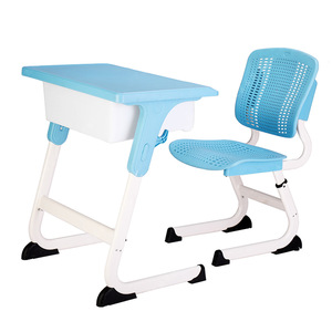 Ensemble pupitre et chaise scolaire National Industry School KD07, hauteur réglable, pour les élèves, utilisation en classe - Product Image 3
