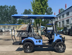 Nouvelle version 2026 – Voiturette de golf électrique utilitaire 4 places 48 V à faible bruit, véhicule à quatre roues pour ferme, club de golf et transport quotidien - Product Image 4