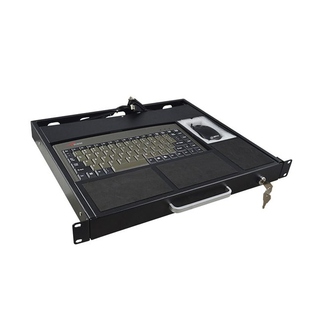 19-Inch 1U Industrial Computer with Optical Keyboard Dedicated On-Top Optical Style New Product