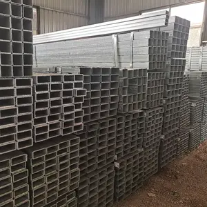 Best Price 6 Meter Hollow Section Prefab House High Quality Mild Carbon Pre Galvanized Galvanised Square Iron Tube Zinc Coated