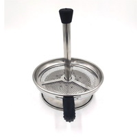 Support à charbon pour chicha en acier inoxydable, écran filtrant pour foyer de chicha, accessoire de fumage