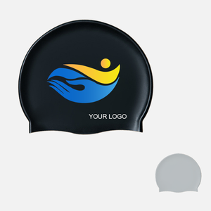 CAP200 国旗泳帽图案 LOGO 定制花卉印花图案设计环保硅胶泳帽 - Product Image 2