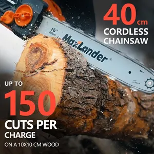 40V Lithium Battery Garden Power Tools Wood Cutting Cordless Electric Chainsaw Machines Chain Saw