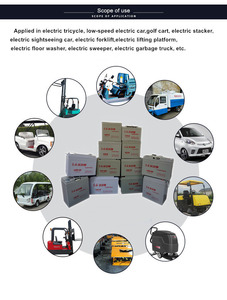 Batería de ciclo profundo AGM de plomo-ácido Long Life WOLF 3-EVF-200 6V 200AH para elevadores de tijera y carritos de golf - Product Image 6
