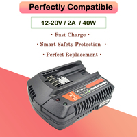 Stasiun Pengisi Daya Cepat Pengganti Baterai Perkakas Listrik 12V/20V Max