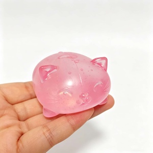 Juguete Blandito con Forma de Gato Viral de TikTok, Juguete Antiestrés Transparente de TPR para Niños y Adultos, Recuerdos para Fiestas - Product Image 3