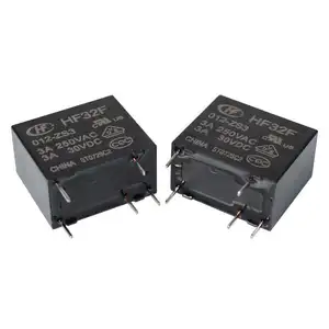 电子元件HF32F/012-ZS3 12v继电器5A 250VAC HF SPST DPDT工业电源继电器