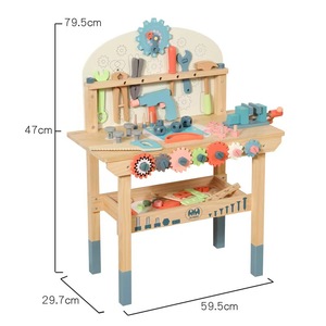 Juego de juguetes educativos de madera multifuncional para reparaciones con función de atornillado para juego de simulación - Product Image 5