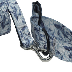 Ensemble collier et laisse pour chien Martingale personnalisé de luxe en polyester rembourré avec impression par transfert thermique, anti-traction, pour l'entraînement et les promenades en extérieur - Product Image 5