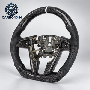 Volant de voiture sport en fibre de carbone forgé, cuir, mise à niveau avec LED pour Pontiac G8 GT GXP Holden Commodore VF - Product Image 3