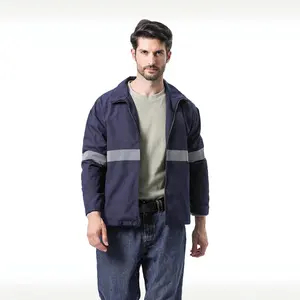 FR de NFPA2112 avanzada durable resistente al fuego fr ropa camisa industrial ppe fr venta al por mayor de chaqueta para los hombres