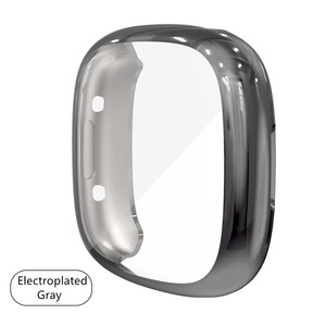 Coque en TPU souple plaquée pour <span class=keywords><strong>Fitbit</strong></span> <span class=keywords><strong>Versa</strong></span> 4, étui de montre anti-rayures, coque de protection complète pour <span class=keywords><strong>Fitbit</strong></span> Sense <span class=keywords><strong>2</strong></span> - Product Image 6