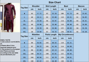 <span class=keywords><strong>M</strong></span>-4XLメンズカジュアル夏秋ダシキスーツラウンドネックストライププリント長袖アフリカンエスニックスタイルシャツとパンツ - Product Image 2