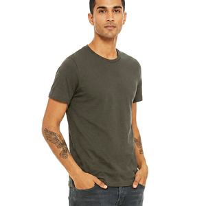 T-shirts d'été basiques et tendance pour hommes, hauts décontractés à manches courtes, col rond, impression numérique, coupe ample - Product Image 1