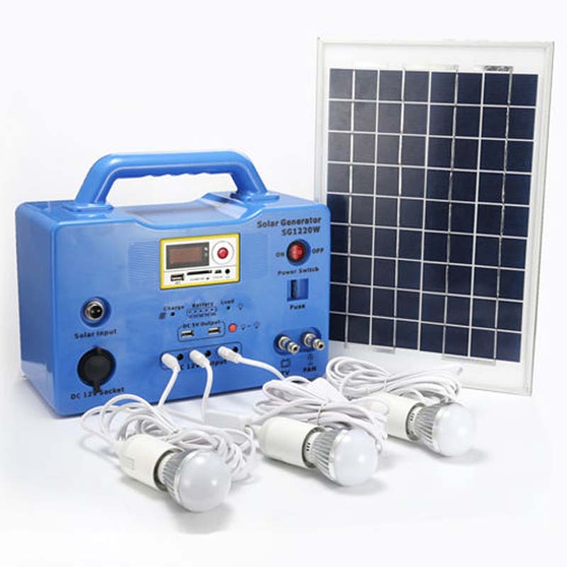 Solar Generator 300w Outdoor Power Bank Portable Solar Power Station Mini Solar Energy System