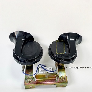 Klaxon électrique, klaxon de voiture, klaxon ultra-sonore à haute fréquence pour modification de moto, klaxon de voiture électrique étanche 12V - Product Image 2