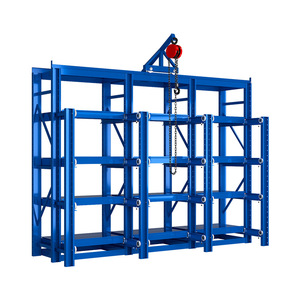 Integrated Stainless Steel Boltless Heavy Duty Blue Drawer Shelving <b>Storage</b> <b>Rack</b> for Manufacturing Plant - Product Image 1