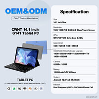 Venta al por mayor OEM 16GB 128GB almacenamiento 14,1 pulgadas Smart Gaming Tablets Pc Gaming Laptops 5G WiFi habilitado 14 pulgadas ordenador para negocios