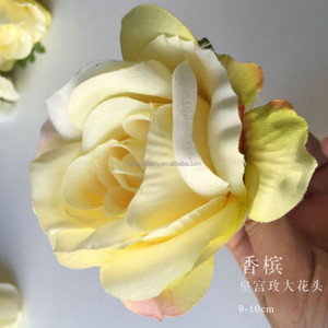 Flores de Seda Promocionales RTS, Rosas de Palacio, Cabezas de Flores Grandes de 12 cm, Color Verde, para Decoración de Paredes Florales, Arcos, Caminos de Mesa Florales - Product Image 4