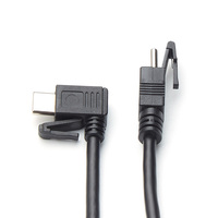 Câble USB-C Type C Mâle Incliné 90 Degrés Haut-Bas pour Chargement et Données USB4 USB4.0 USB 2.0 3.1 3.2 4.0 – Cordon Personnalisé