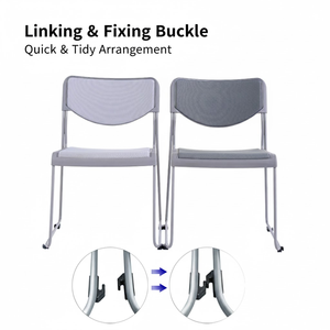 Chaise <span class=keywords><strong>de</strong></span> conférence <span class=keywords><strong>de</strong></span> salle <span class=keywords><strong>de</strong></span> réunion <span class=keywords><strong>de</strong></span> bibliothèque <span class=keywords><strong>de</strong></span> formation pour visiteurs, cadre en acier plastique en tissu <span class=keywords><strong>ergonomique</strong></span> <span class=keywords><strong>de</strong></span> conception originale pour <span class=keywords><strong>bureau</strong></span> - Product Image 3