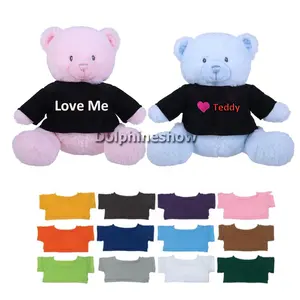 OEM Cetakan Sublimasi Beruang Teddy dengan Logo Bermerek Promosi Bayi Teddy Bear Mainan Mewah Kustom