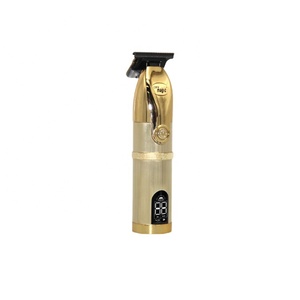 <span class=keywords><strong>Barberia</strong></span>-herramienta <span class=keywords><strong>de</strong></span> corte <span class=keywords><strong>de</strong></span> pelo dorado, cortapelos eléctrico con pantalla LED, recortador <span class=keywords><strong>de</strong></span> carga USB para peluquero - Product Image 2