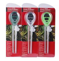 Testeur d'humidité, de pH et de luminosité du sol 3-en-1 pour serres agricoles, sans batterie, pour plantes de jardin