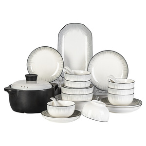 High Quality Modern Ceramic Tableware Wonderful Flower Ceramic <b>Dinnerware</b> <b>for</b> Home Hotel and Restaurant - Product Image 4