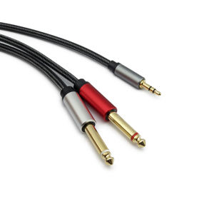 <span class=keywords><strong>Cable</strong></span> de Audio <span class=keywords><strong>RCA</strong></span> <span class=keywords><strong>a</strong></span> <span class=keywords><strong>RCA</strong></span> con Blindaje Combinado, Cubierta de Nailon, Conectores Chapados en Oro para Reproductor de DVD, Altavoz de Teléfono, Amplificador, Adaptador - Product Image 3
